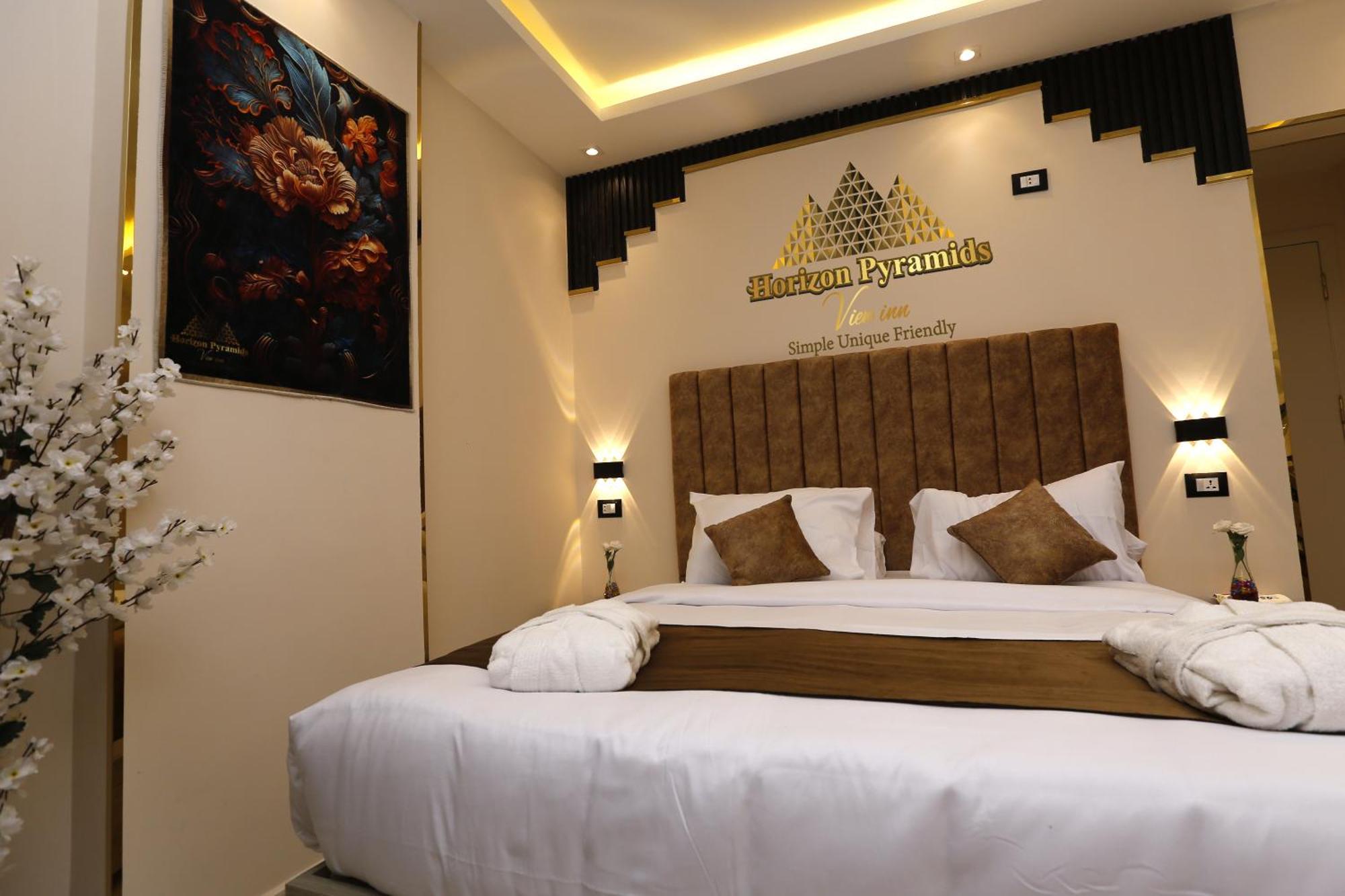 Horizon Pyramids View Inn Kafret el-Gabal Kültér fotó
