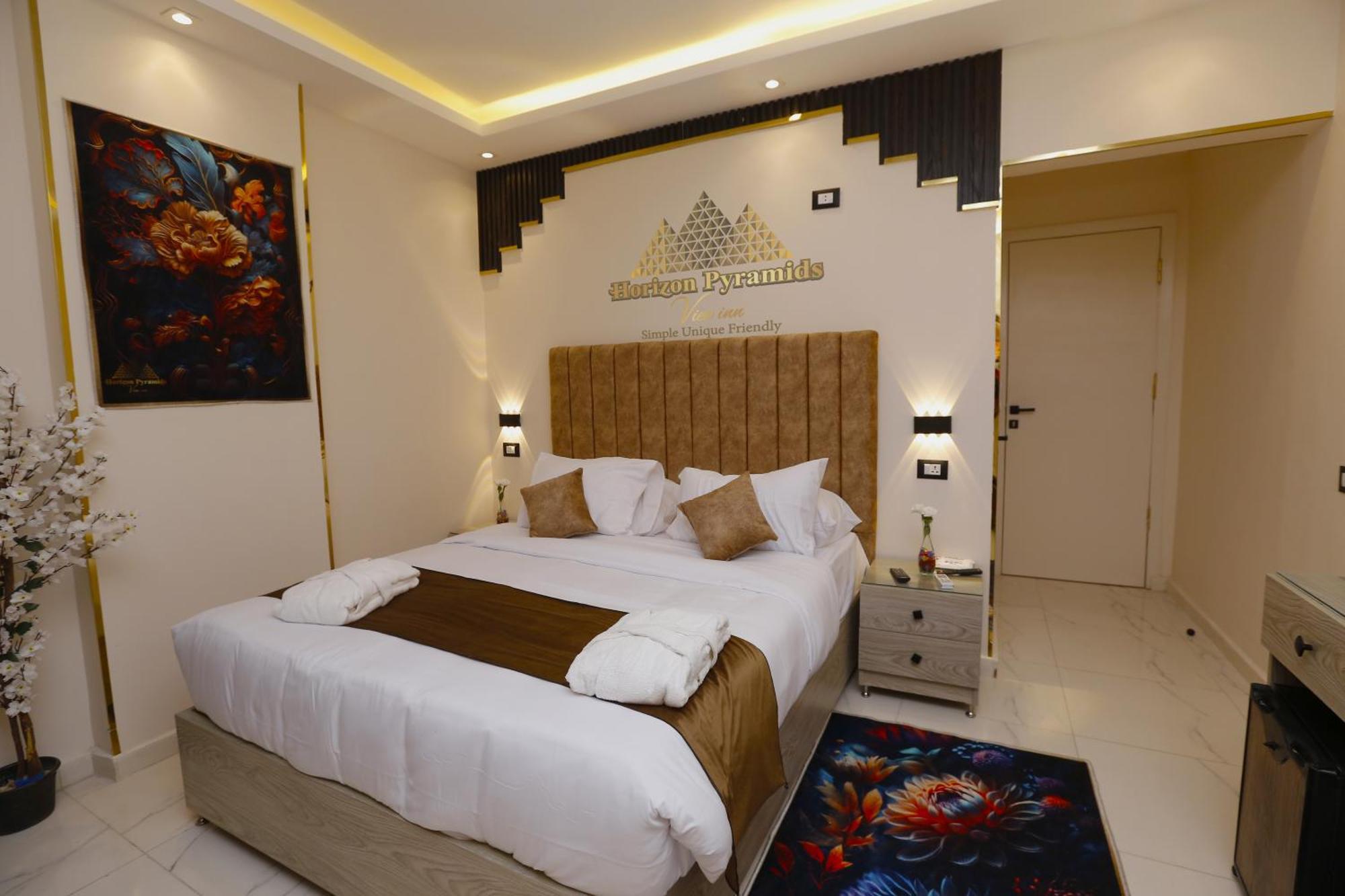 Horizon Pyramids View Inn Kafret el-Gabal Kültér fotó