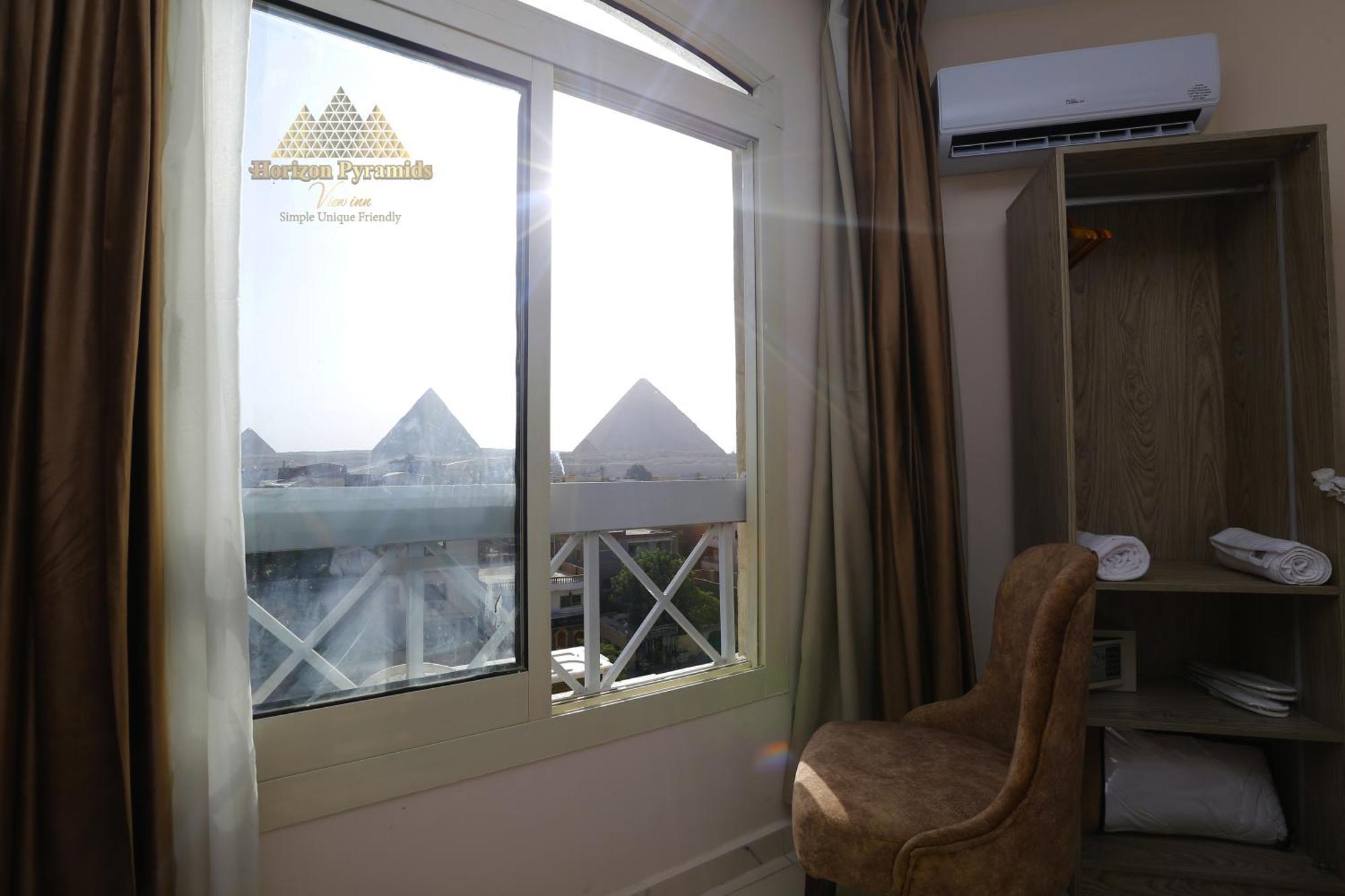 Horizon Pyramids View Inn Kafret el-Gabal Kültér fotó