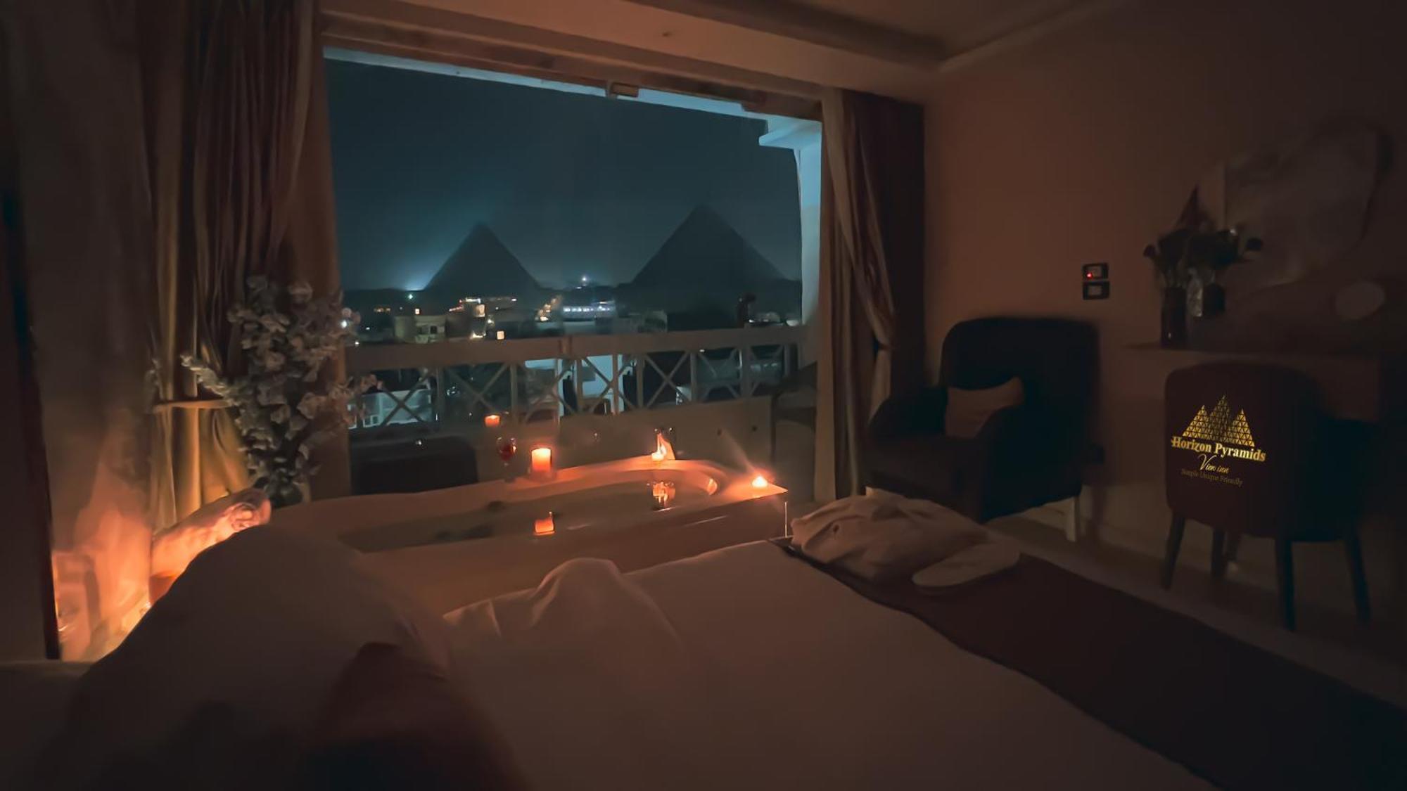 Horizon Pyramids View Inn Kafret el-Gabal Kültér fotó